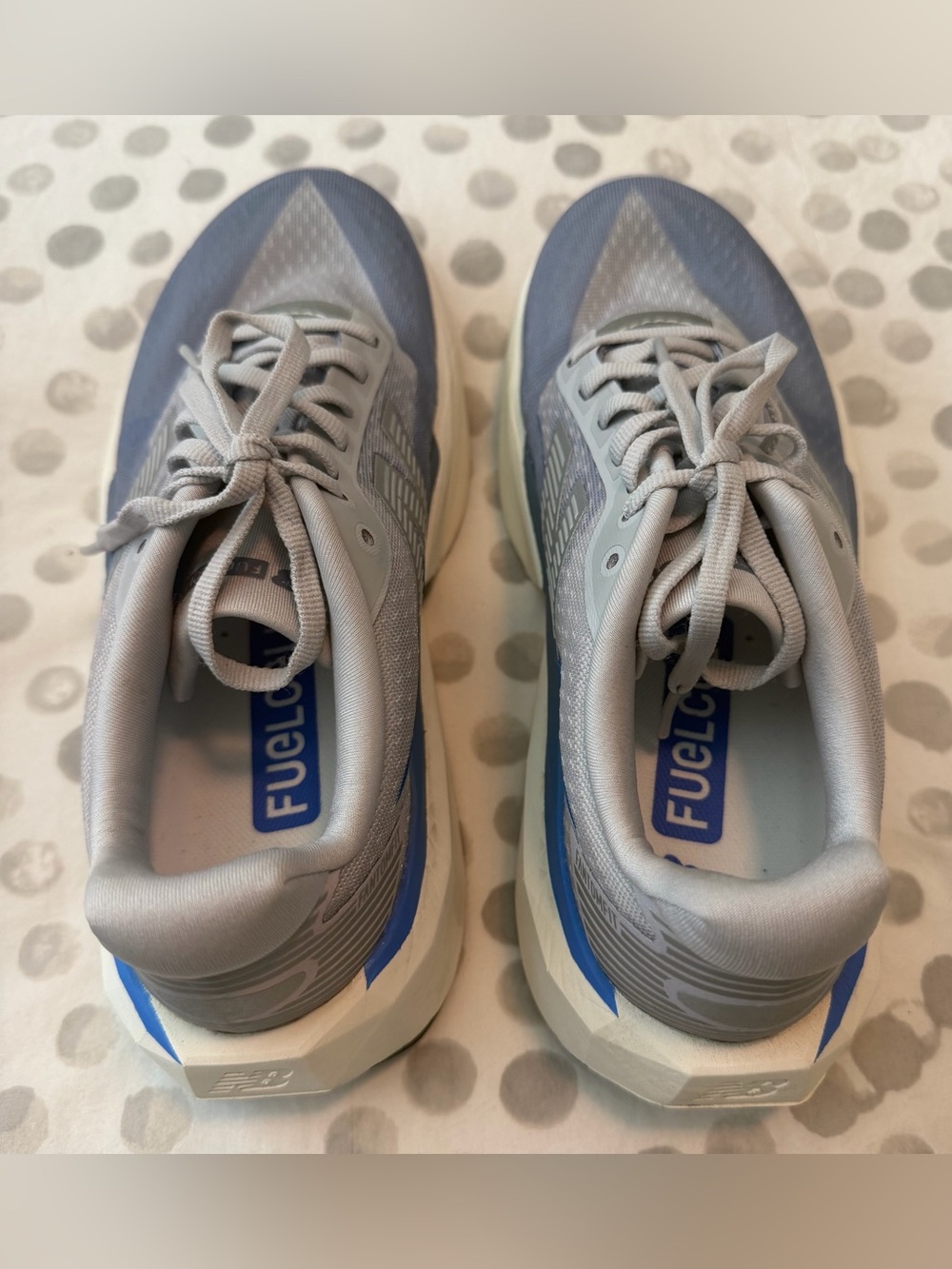 New Balance FuelCell Rebel v5 Women’s Running Shoe - NB Exclusive Grey/Blue - Picture 8 of 15